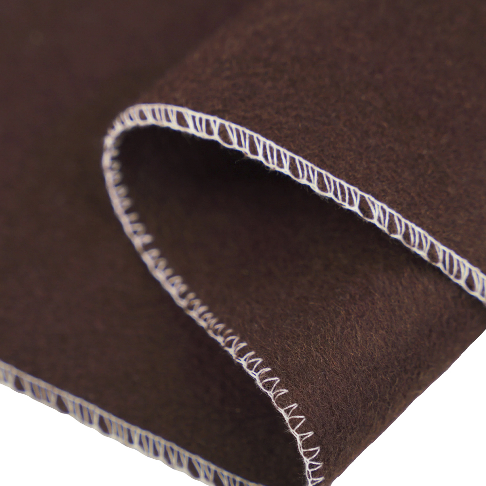 50% Wool, 40% Polyester, 10% Other Fiber, 850G/M, Coffe, Double-Sided Wool Fabric, ML-HH1001688-1
