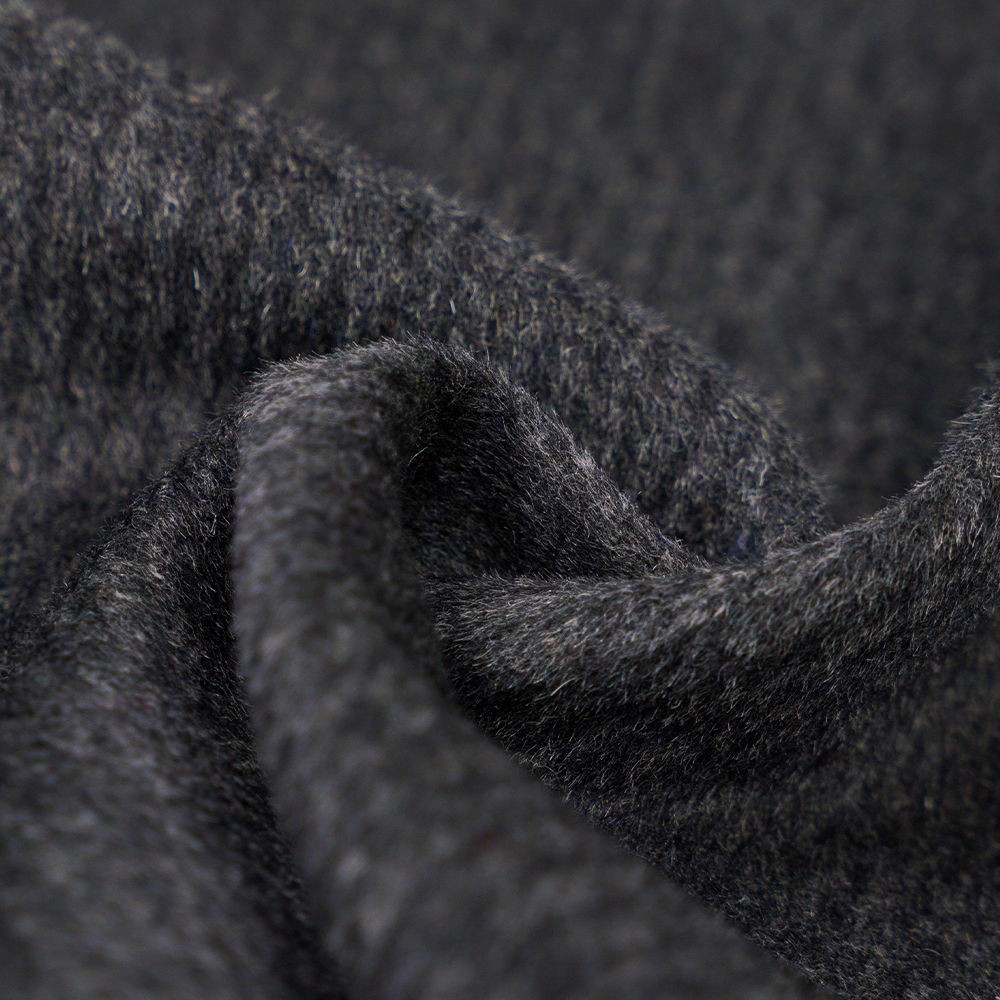 50% Wool, 5% Cashmere, 35% Polyester, 10% Other, Fiber 750G/M,  Dark Gray + , Medium Gray, Twill Double-Face Overcoating, ML-1010202