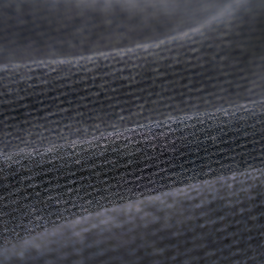 30% Wool, 60% Polyester, 10% Other Fiber, 630G/M, Gray, Twill Melton Fabric, ML-306010