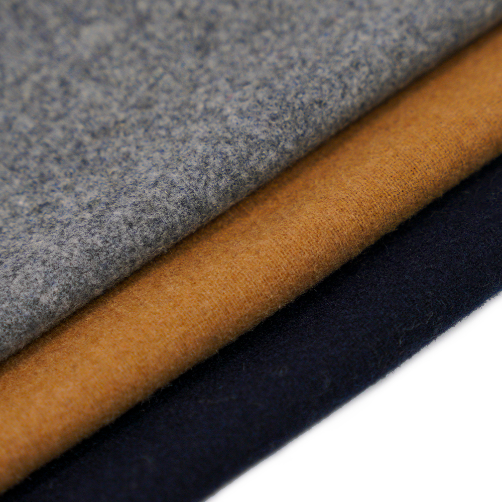 9% Wool, 66% Polyester, 25% Other Fiber, 400G/M, Gray , Flannel Fabric, ML-0124-4169