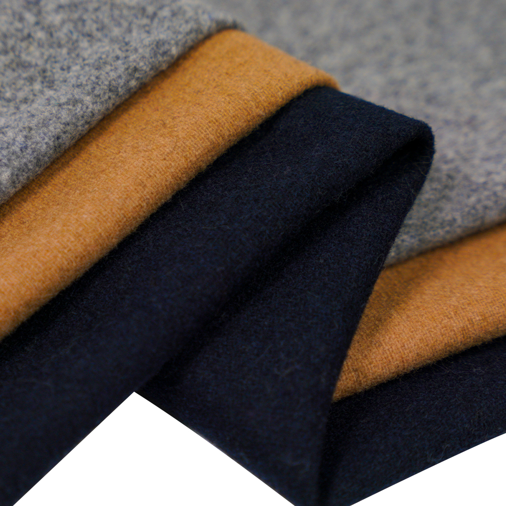 50% Wool, 40% Polyester, 10% Other Fiber, 340G/M, Camel, Flannel Fabric, ML-S0624-201-9