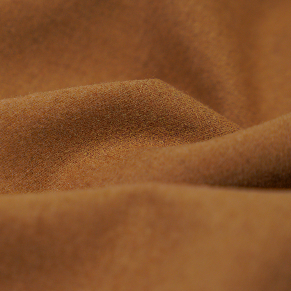 50% Wool, 40% Polyester, 10% Other Fiber, 340G/M, Camel, Flannel Fabric, ML-S0624-201-9