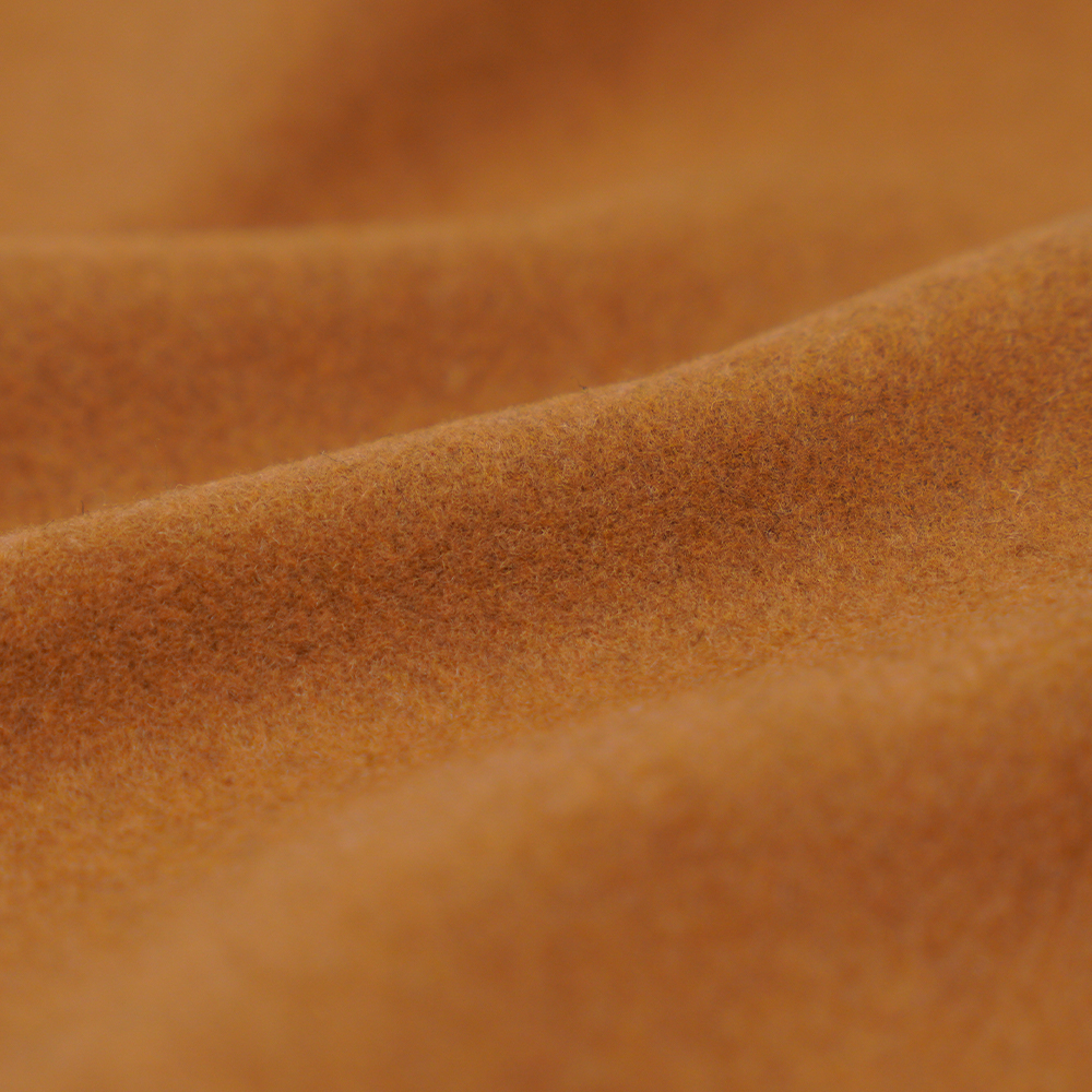 30% Wool, 60% Polyester, 10% Other Fiber, 680G/M, Brown Wheat, Melton Overcoating Fabric, ML-04096-5