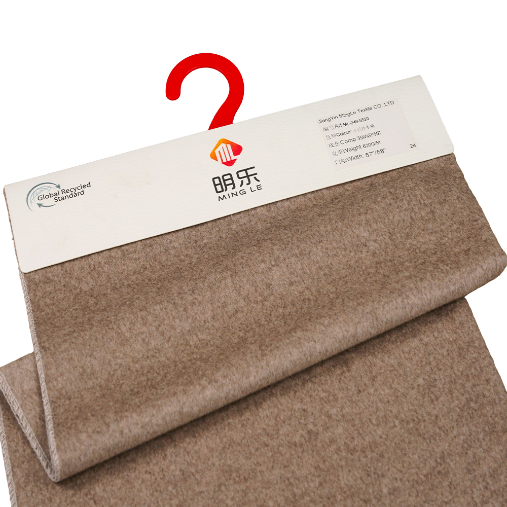 50% Wool, 5% Cashmere, 35% Polyester, 10% Other, Fiber 750G/M, Dark Gray + , Medium Gray, Twill Double-Face Overcoating: A Complete Technical Guide for Manufacturers